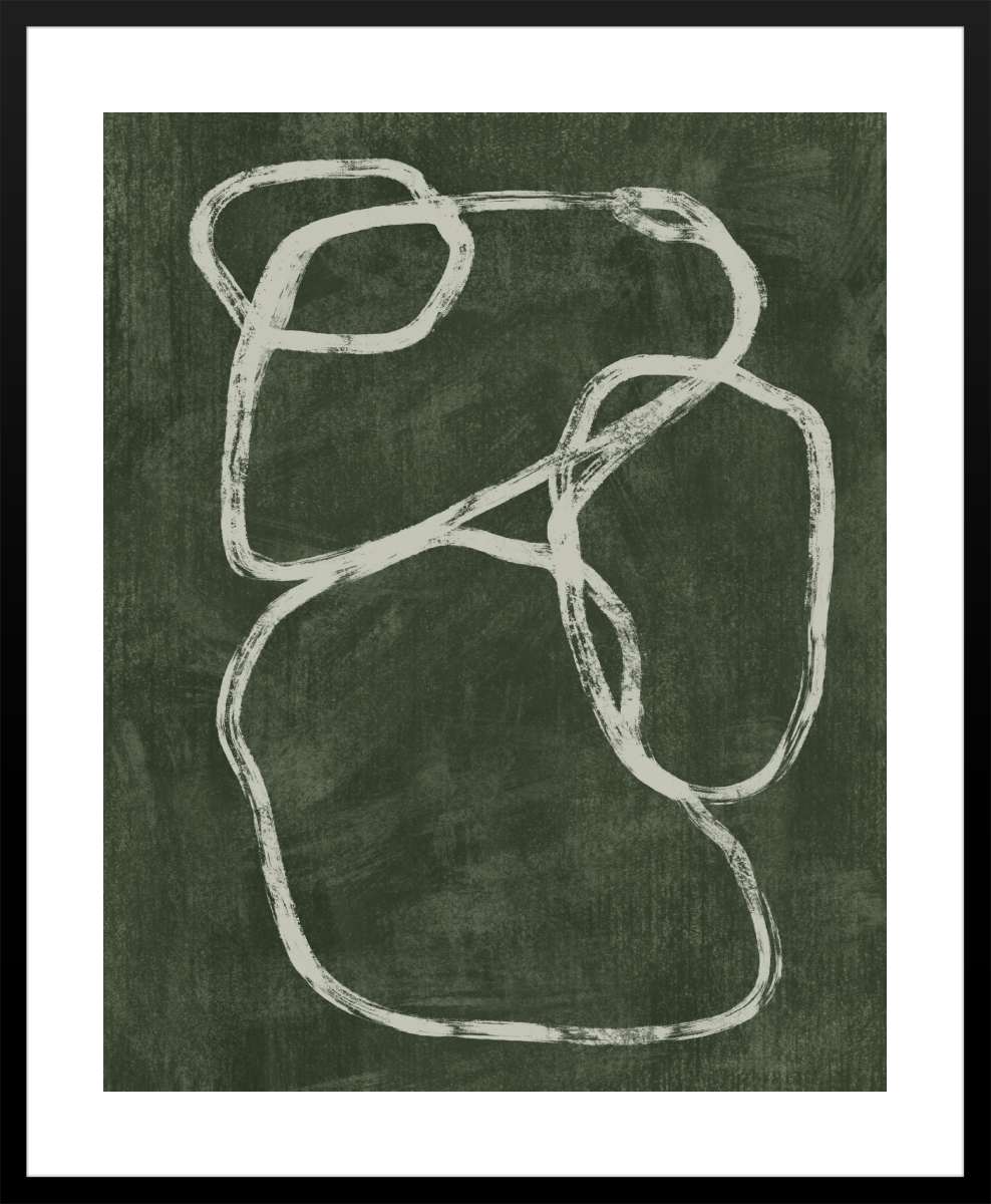 Black Frame with White Border