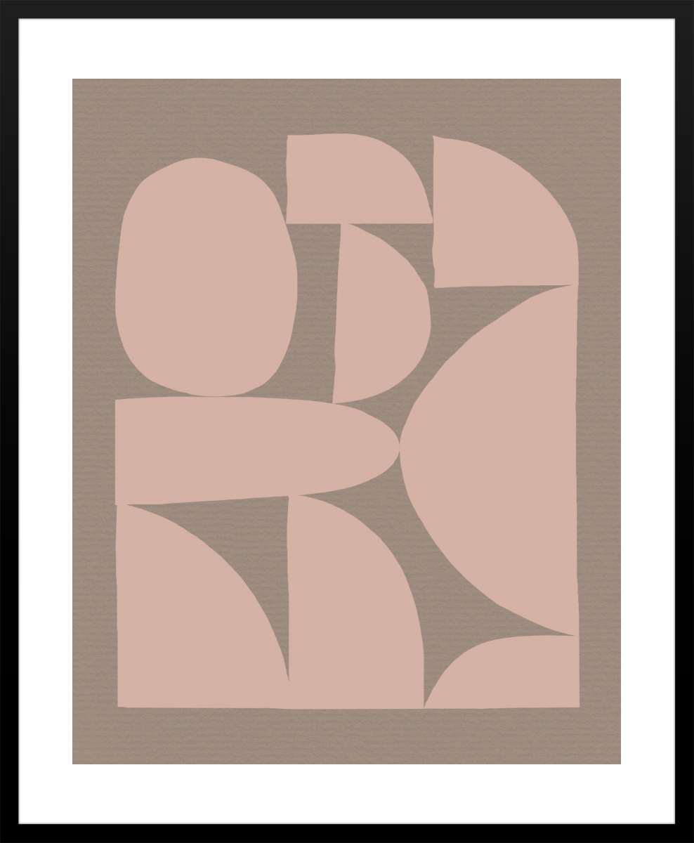 Black Frame with White Border