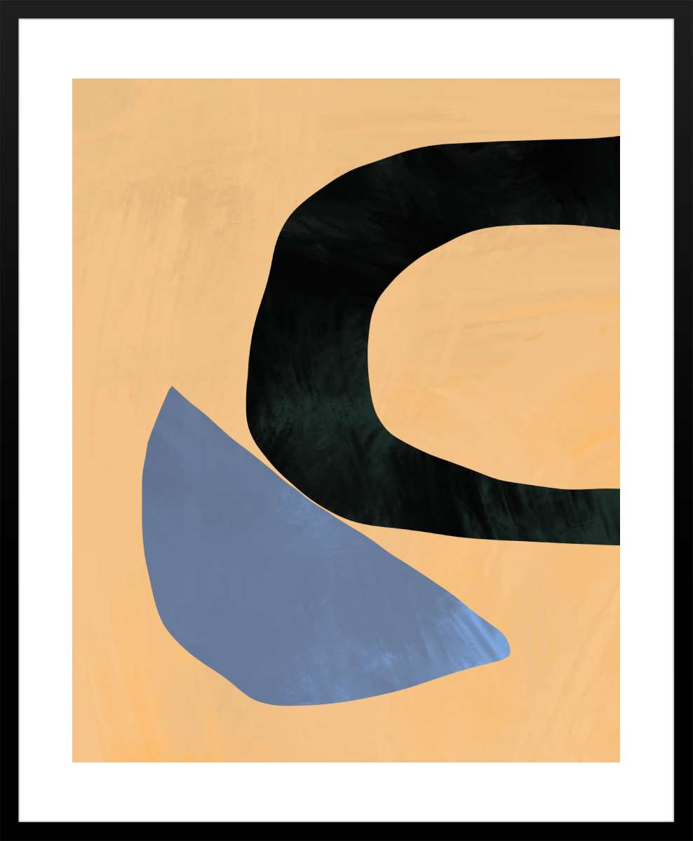 Black Frame with White Border