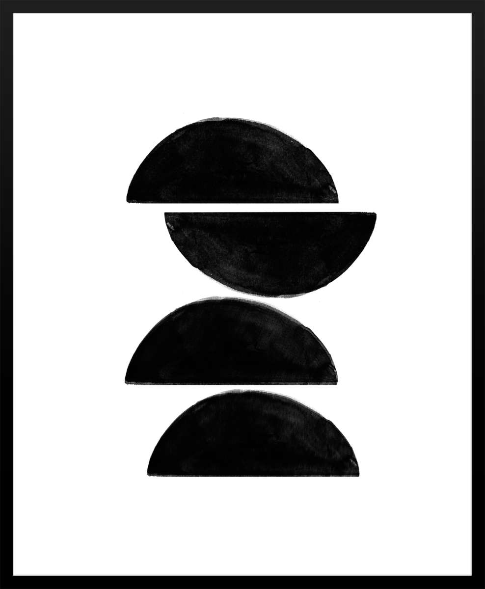 Black Frame with White Border