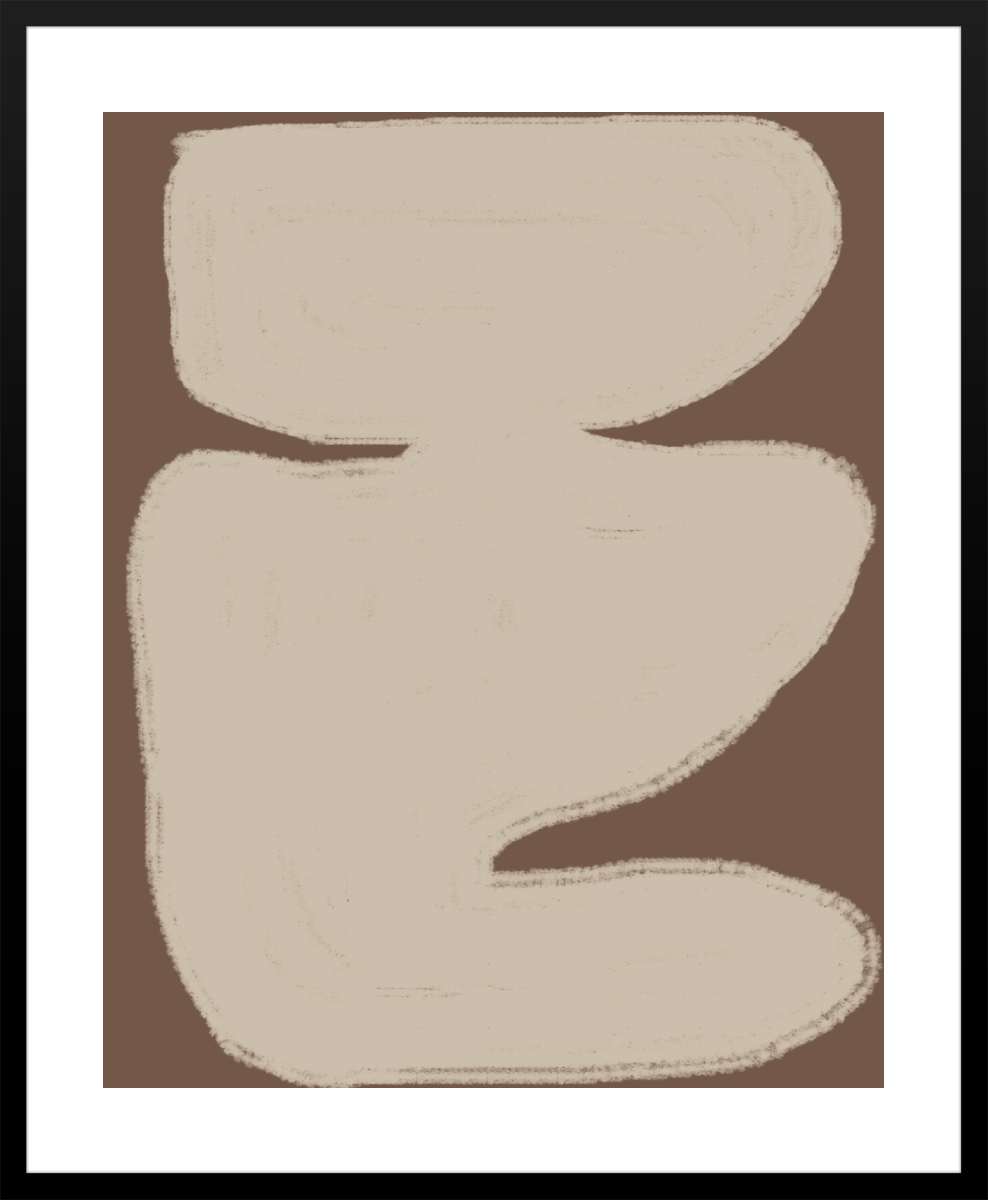 Black Frame with White Border