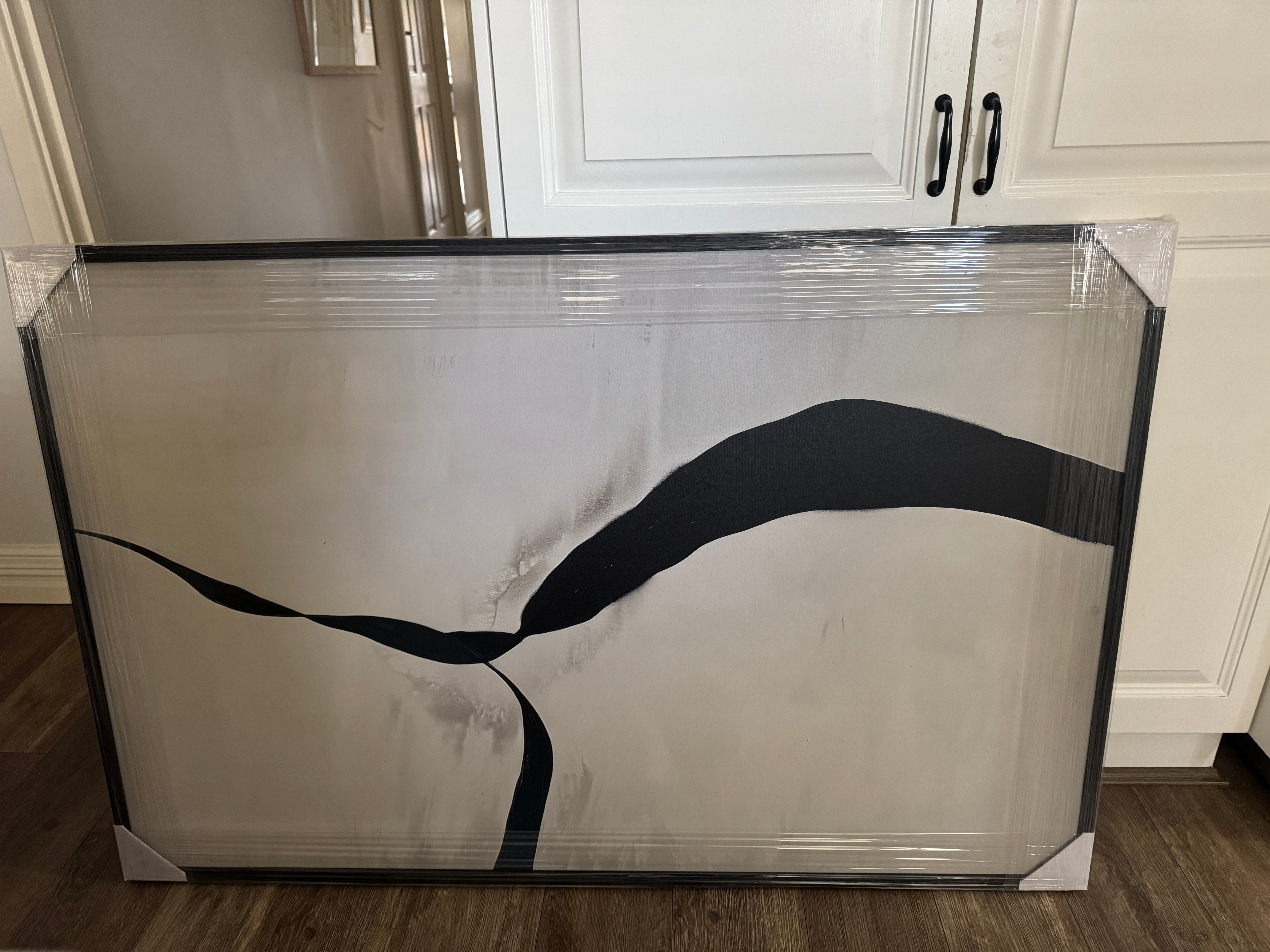 (HIRED) Framed - Black Beige Reaching
