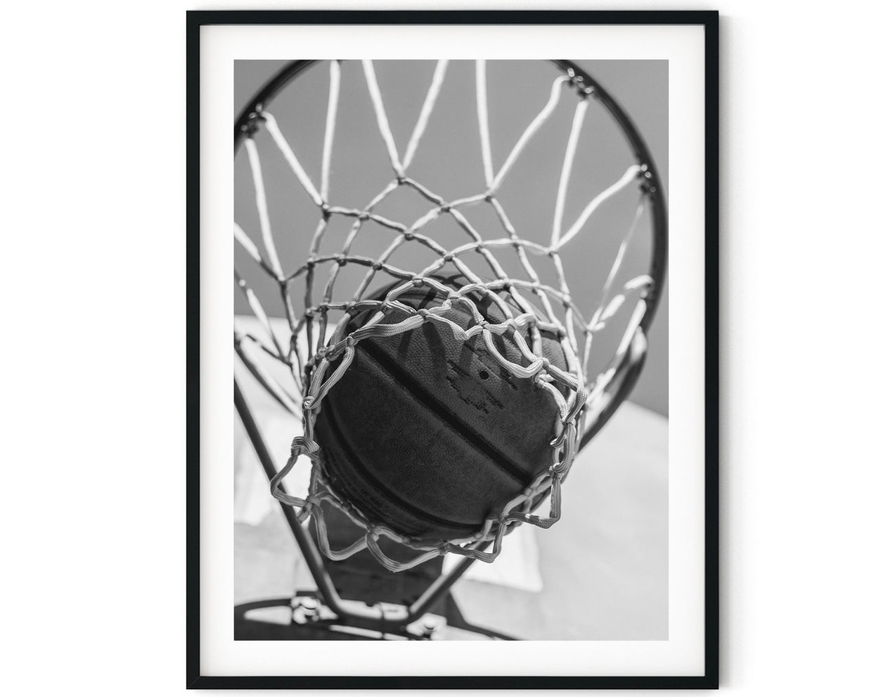 (HOLD) Framed - Photographic Basketball Hoop