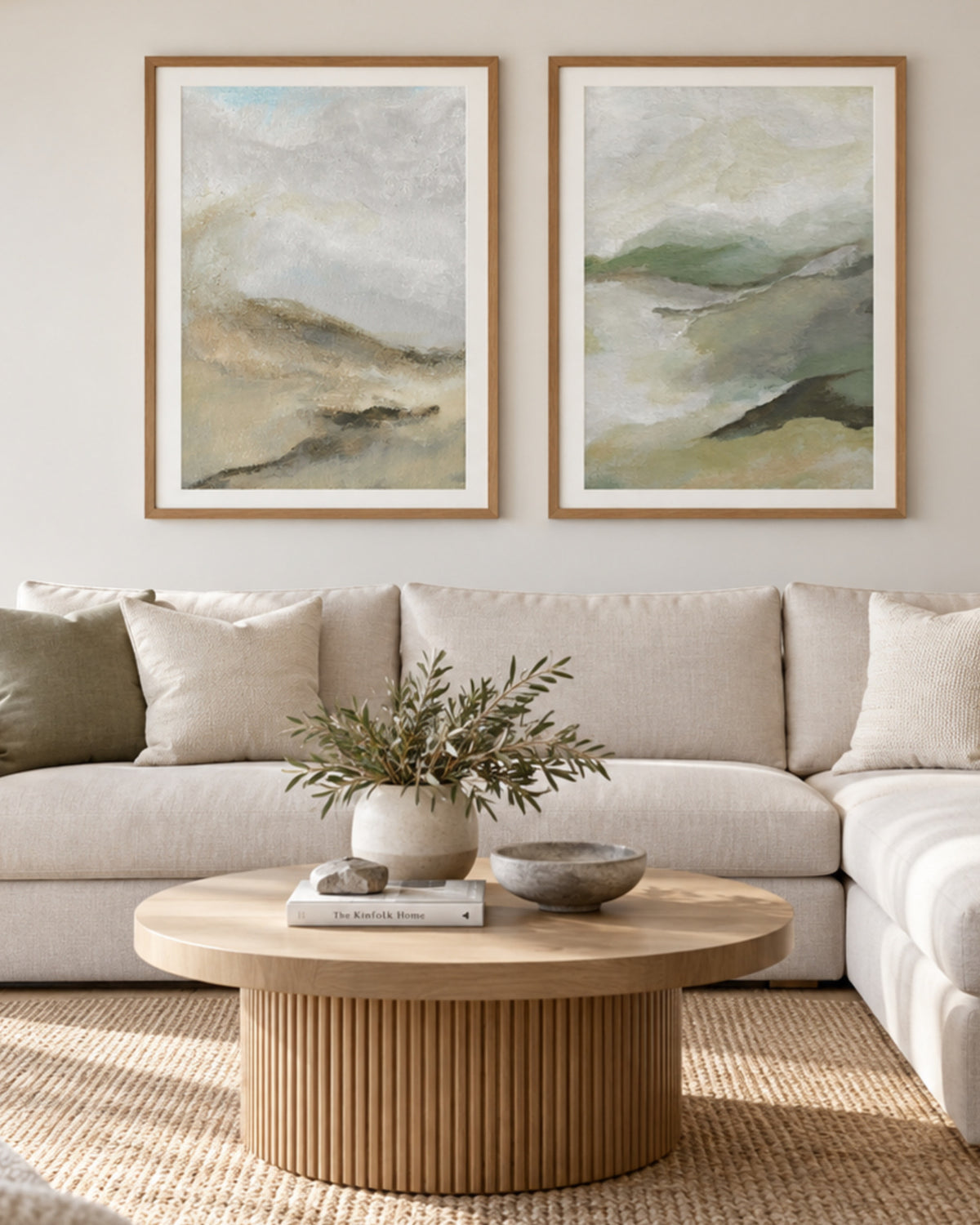 (HIRED) Natural Landscape in Sage Green (Set)