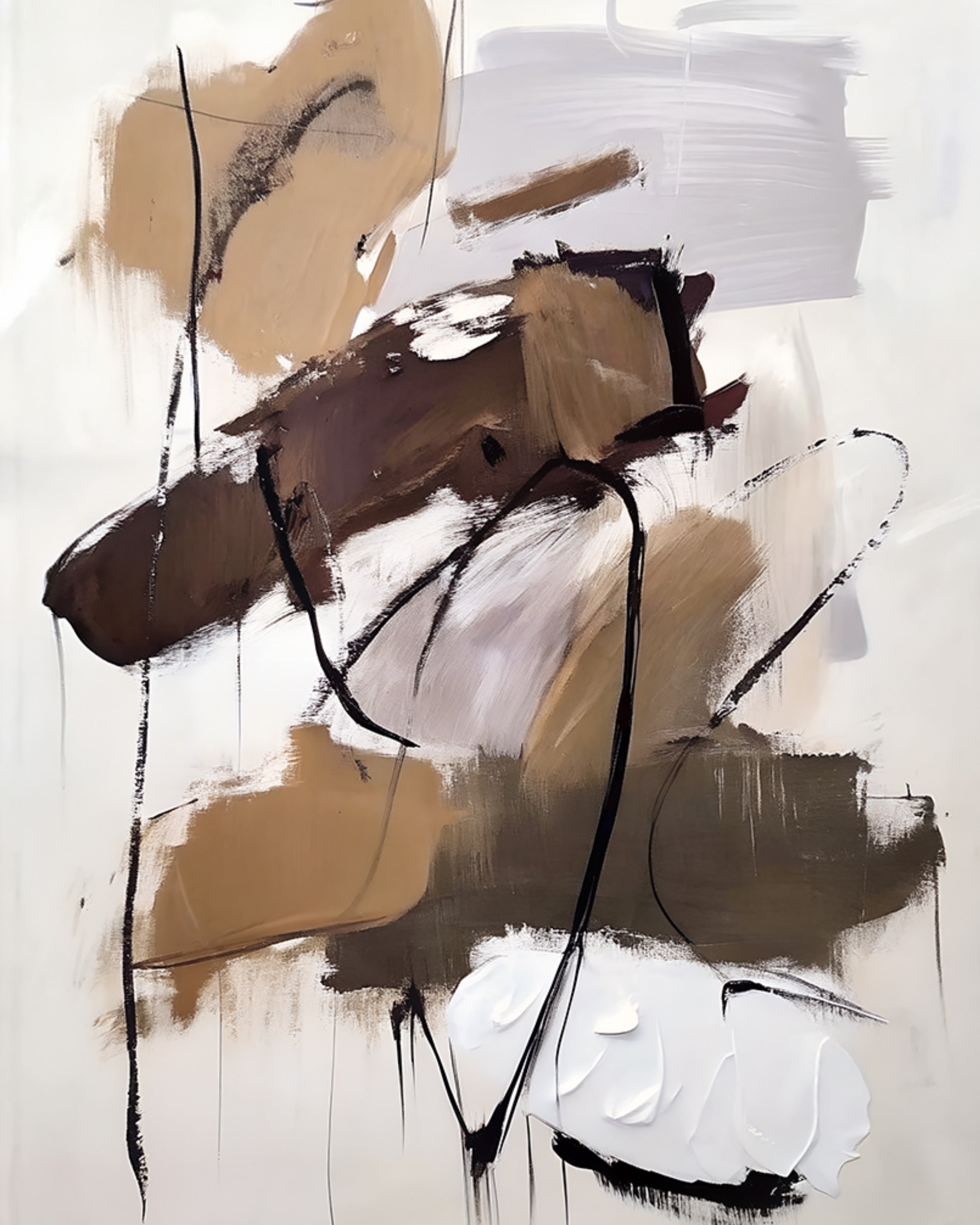 Echoes of Brown- Print B (X-Large)