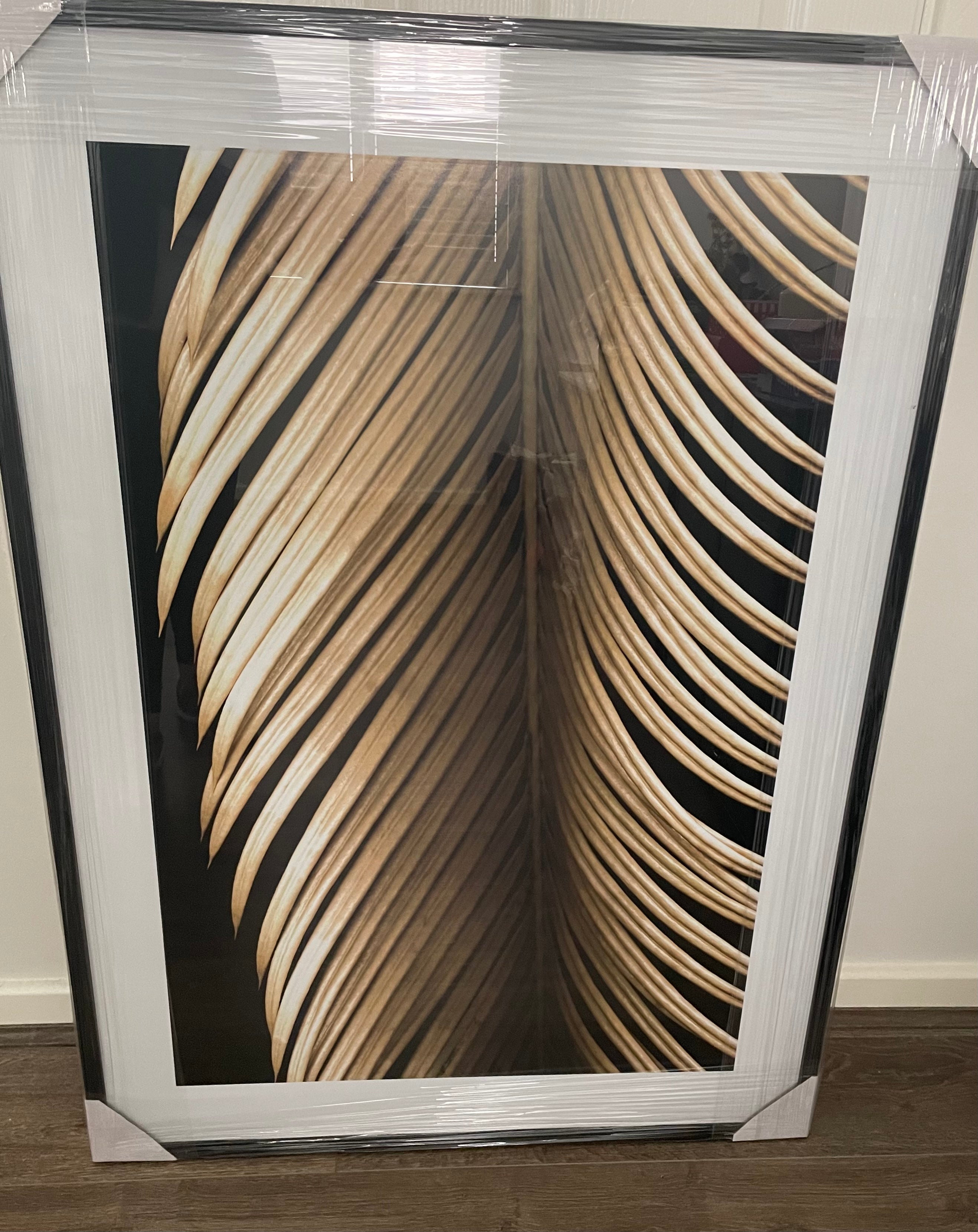 (HIRED) Framed Tropical Leaf -  Print B