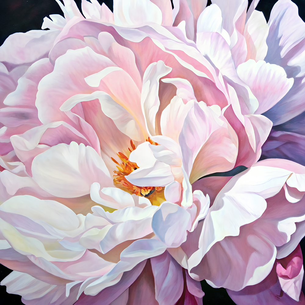 Blush Rosette - Print A (X-Large)