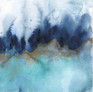 (HOLD) Abstract Watercolour - Shades of Blue