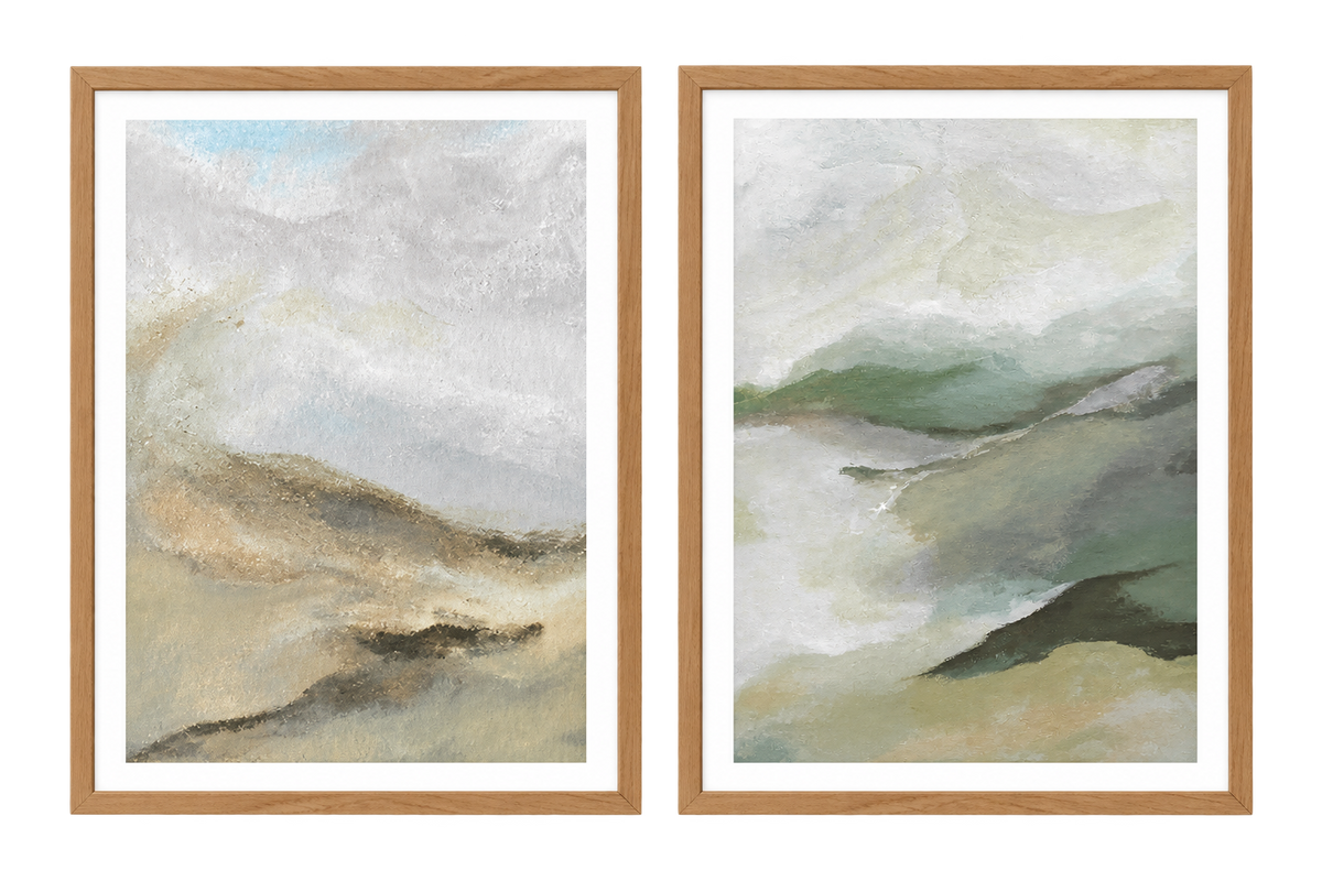 (HIRED) Natural Landscape in Sage Green (Set)