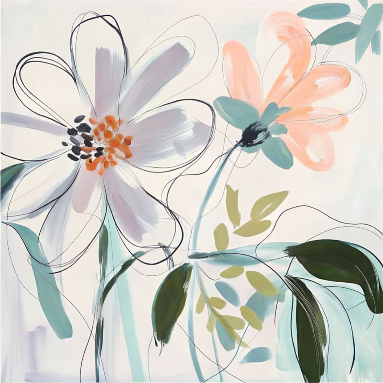 Meadow  Petals Print B (X-Large)