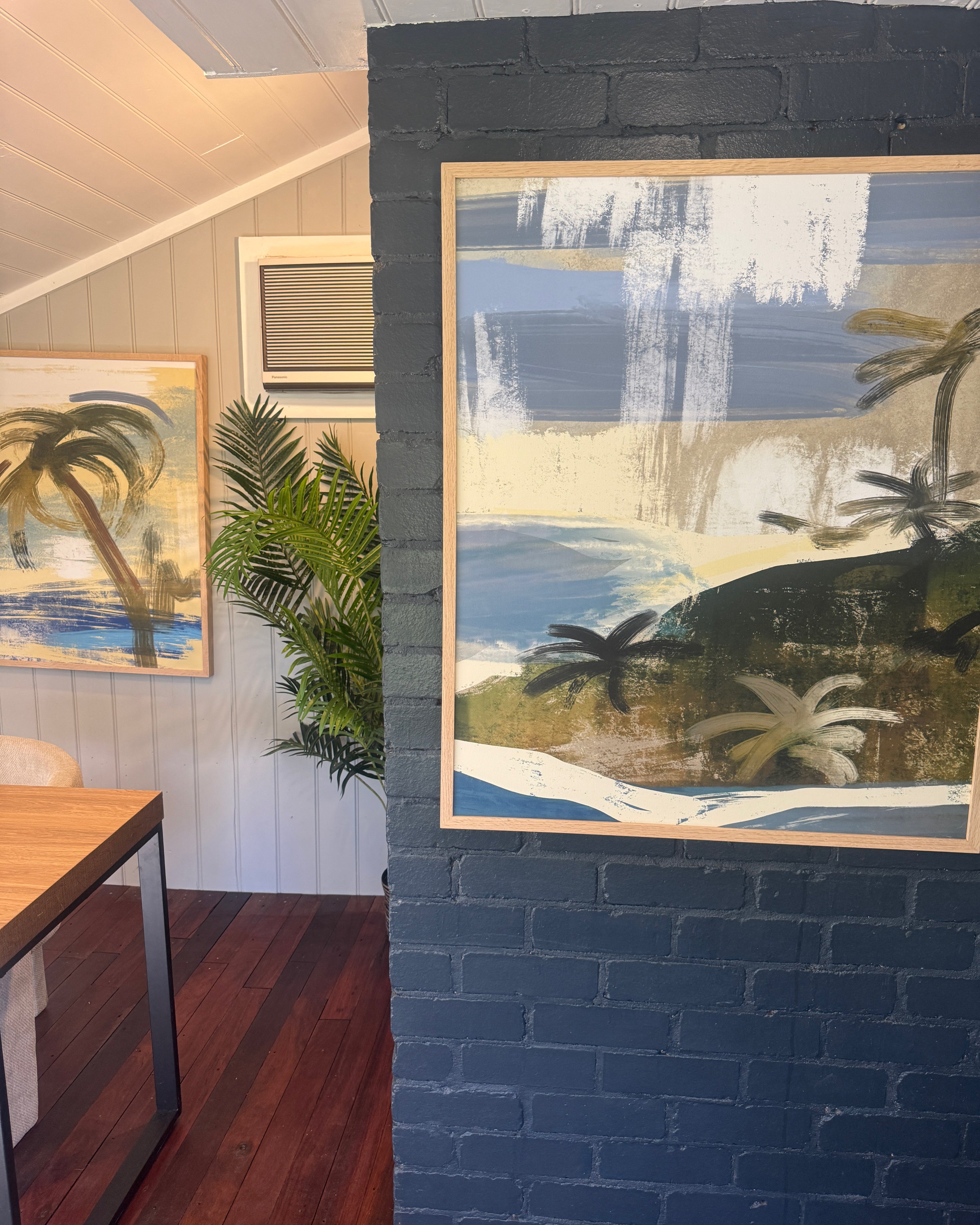 (HIRED) Framed - Watercolour Palms - Print C