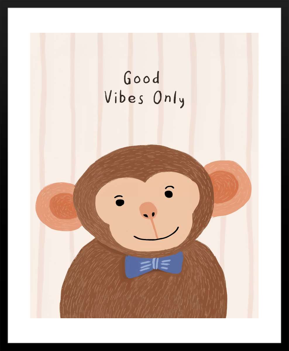 Black Frame with White Border