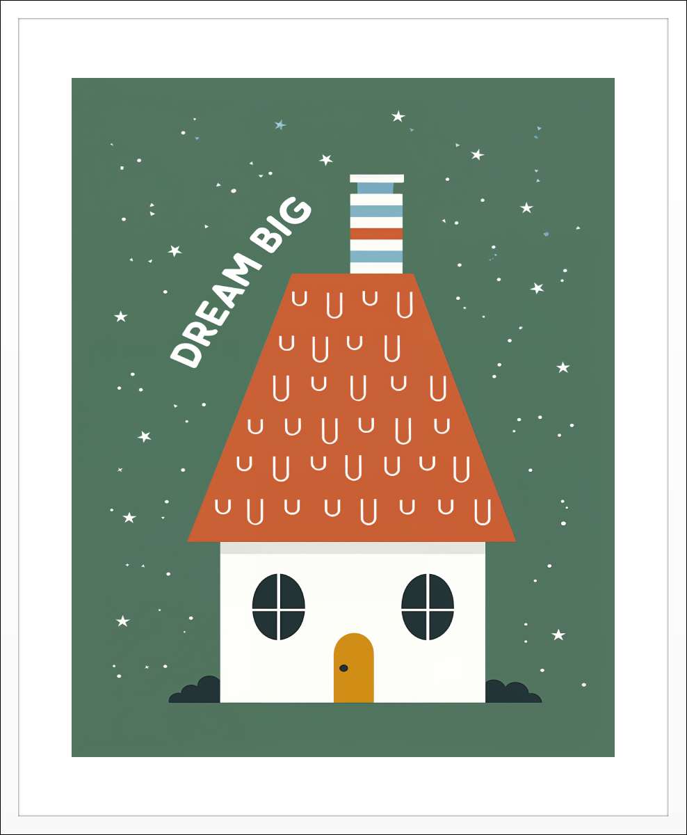 White Frame with White Border