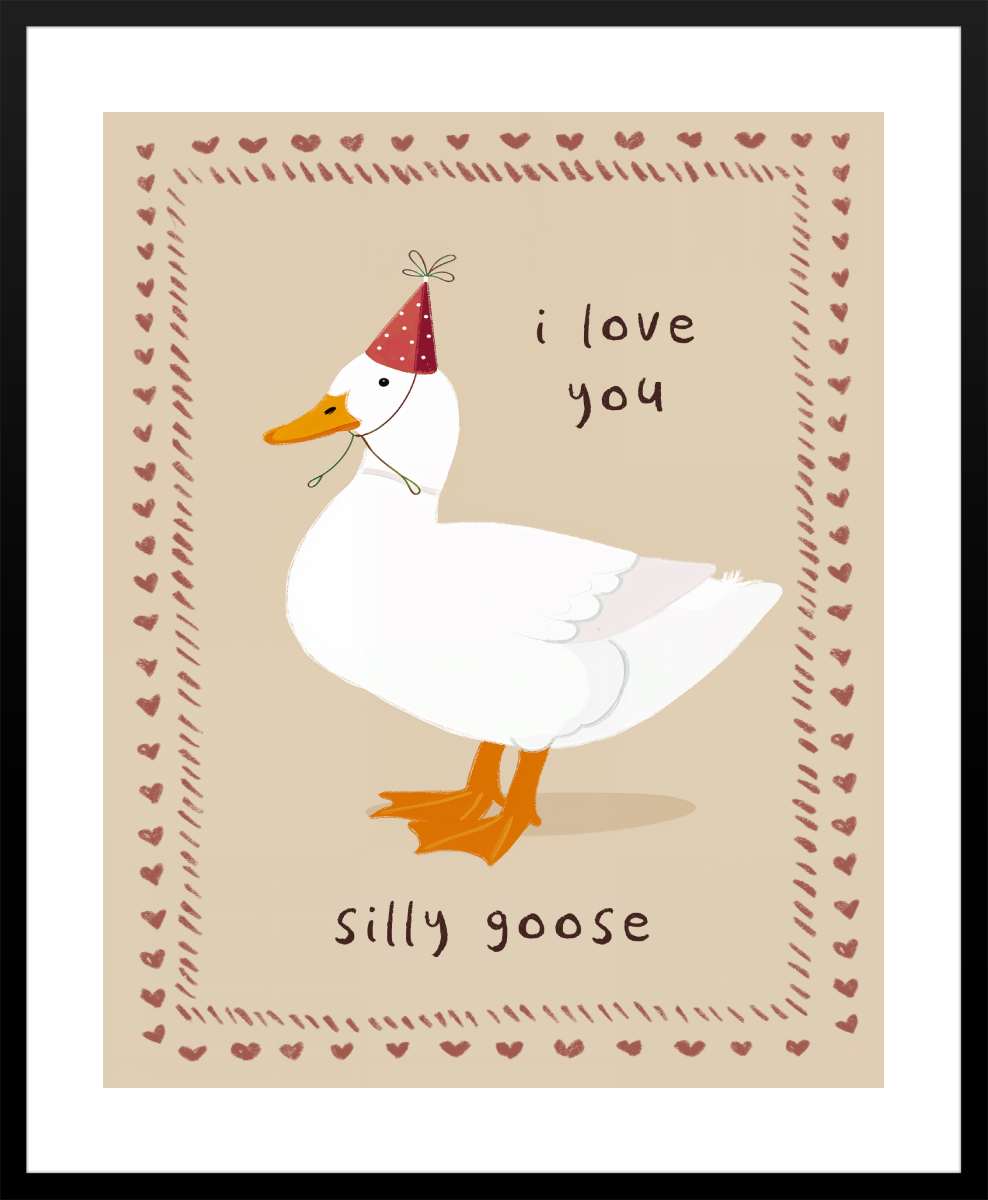 Black Frame with White Border