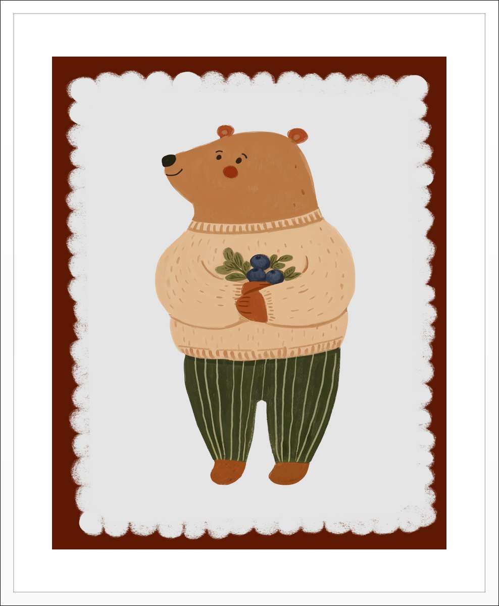 White Frame with White Border