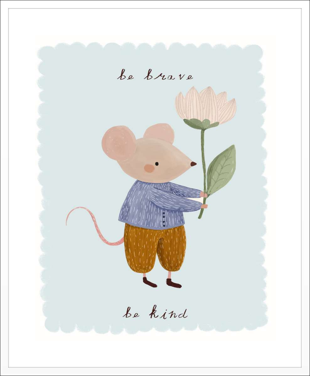 White Frame with White Border