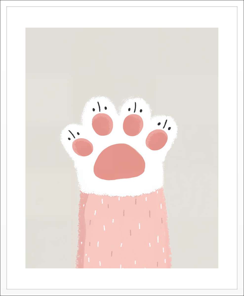 White Frame with White Border