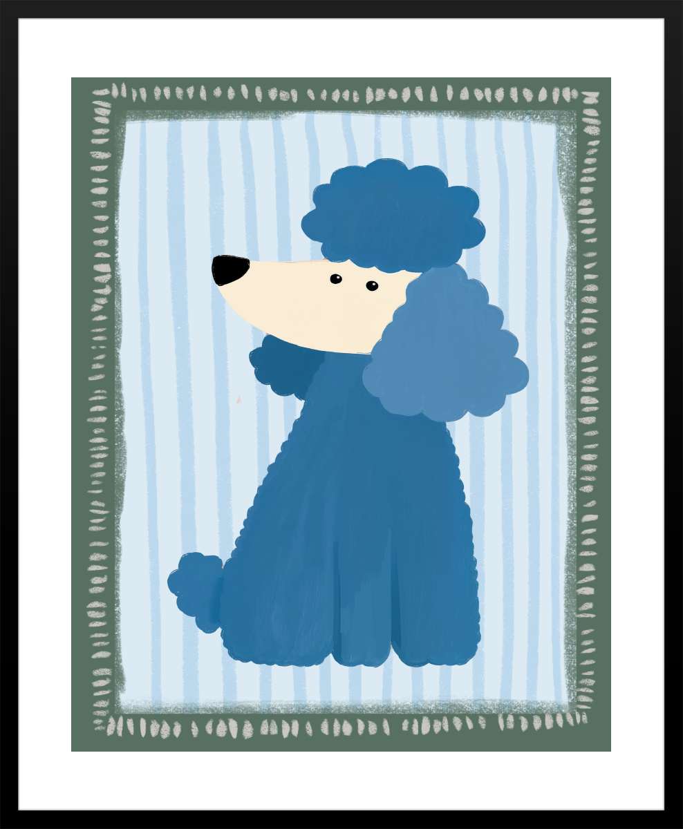 Black Frame with White Border