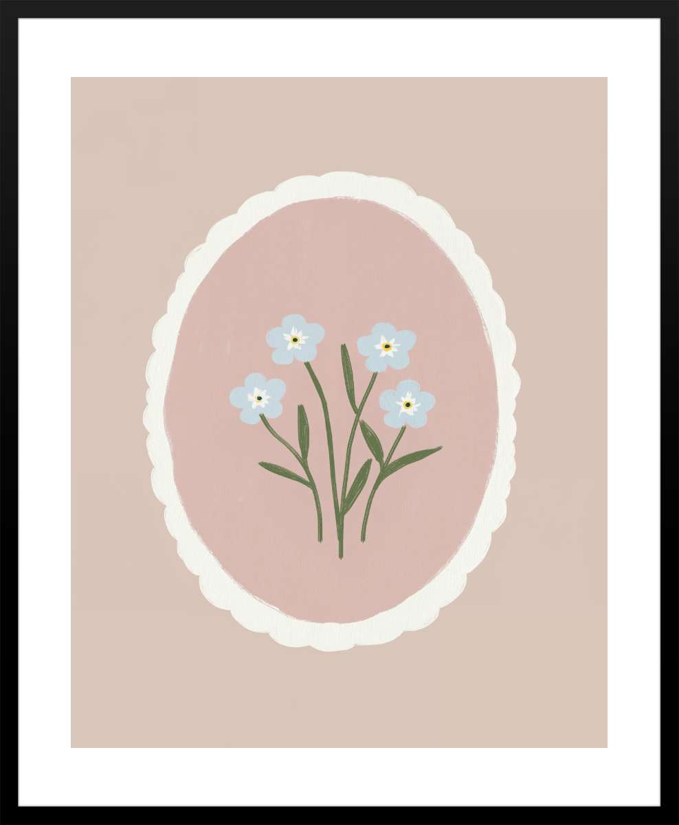 Black Frame with White Border