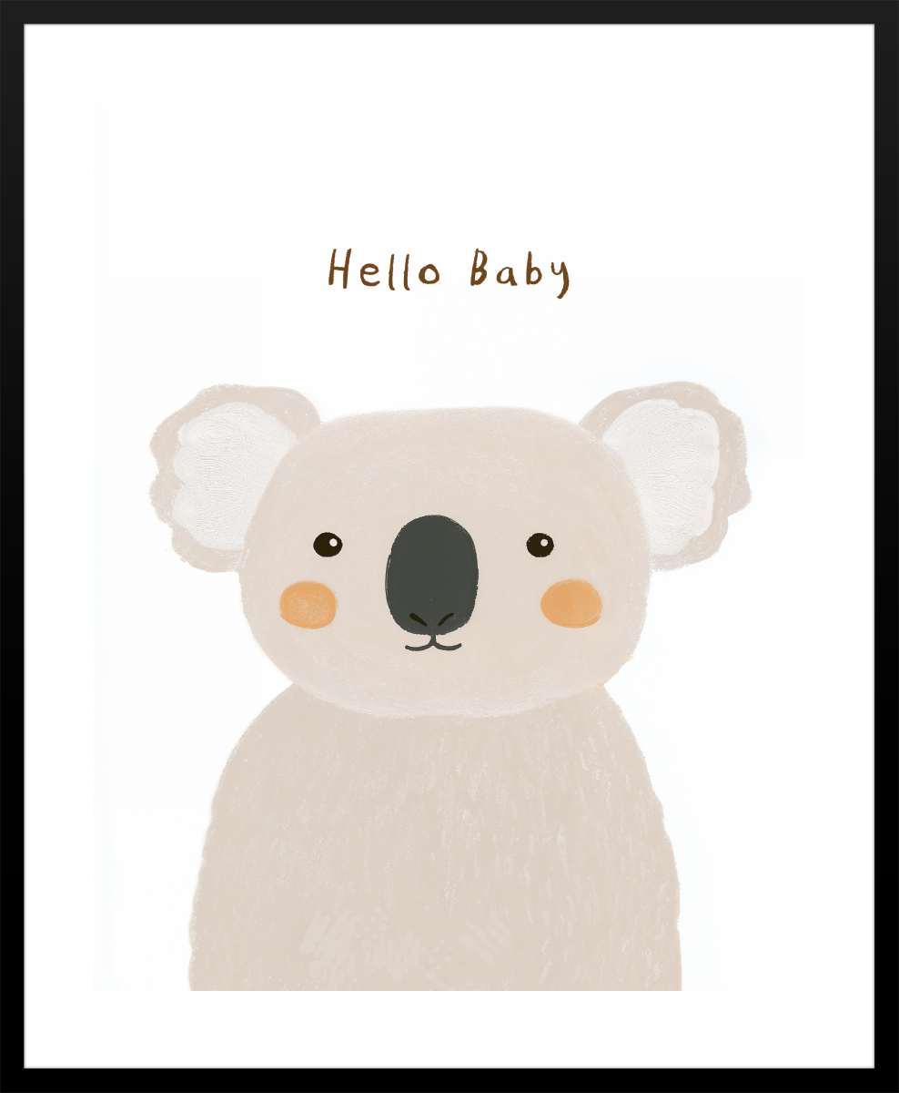 Black Frame with White Border