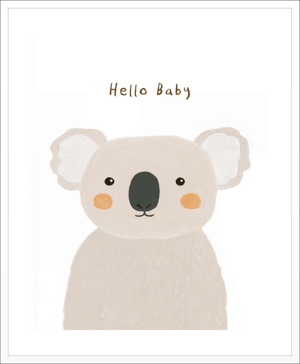 White Frame with White Border