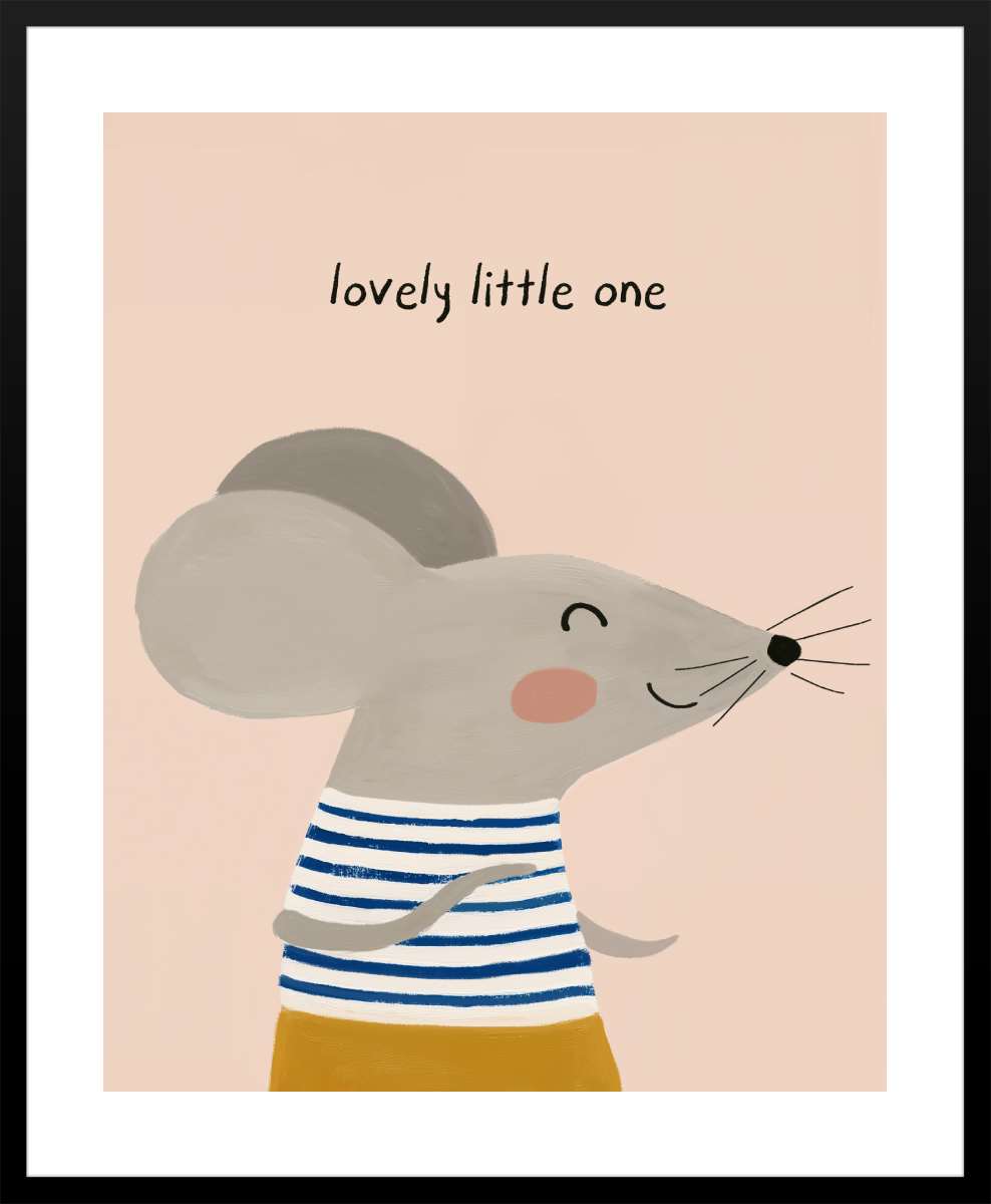 Black Frame with White Border