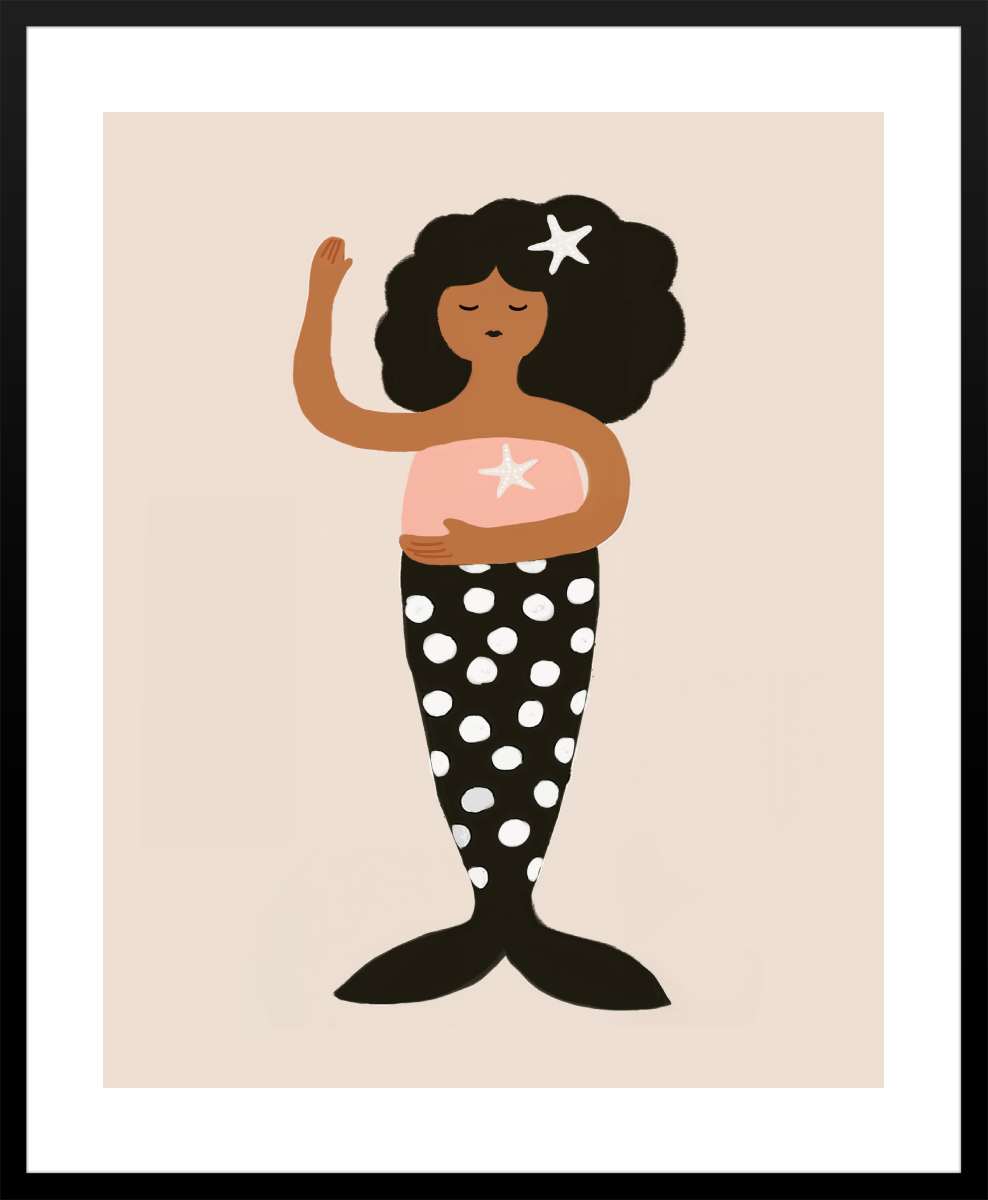 Black Frame with White Border