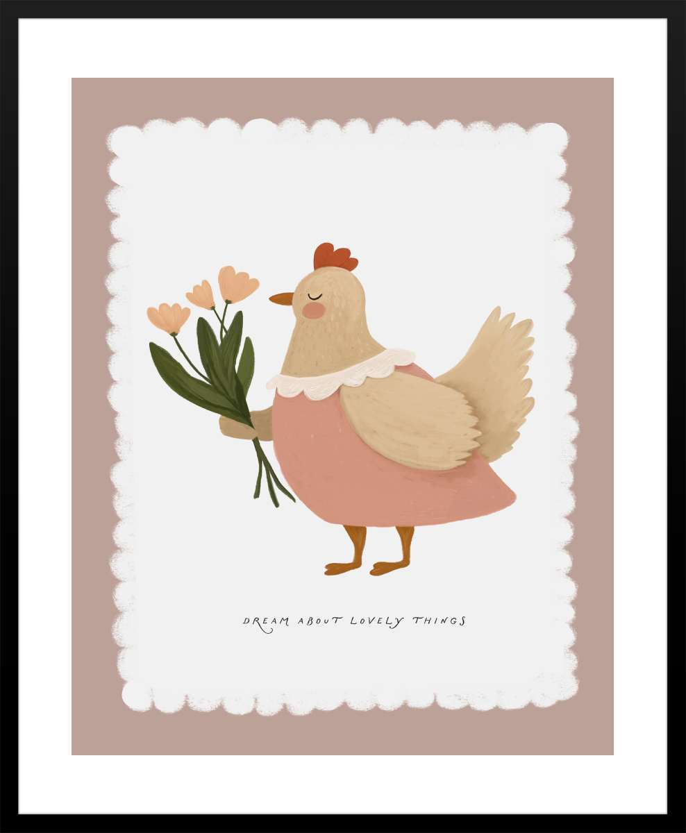 Black Frame with White Border