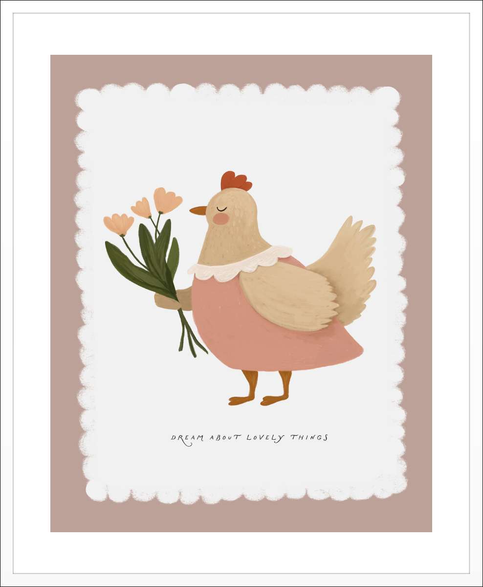 White Frame with White Border