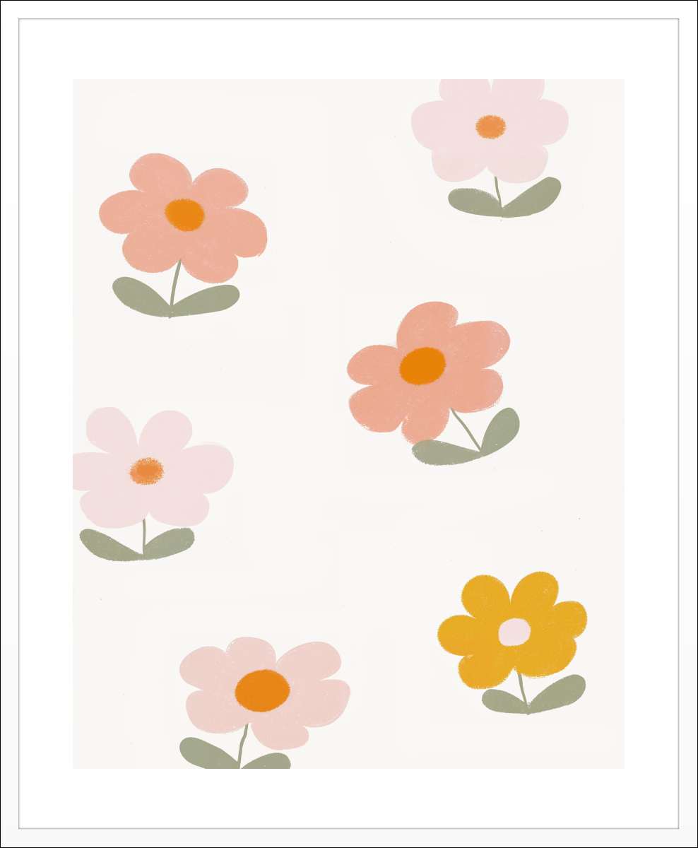 White Frame with White Border