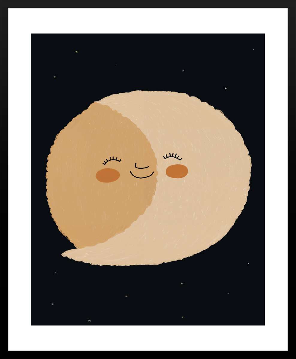 Black Frame with White Border