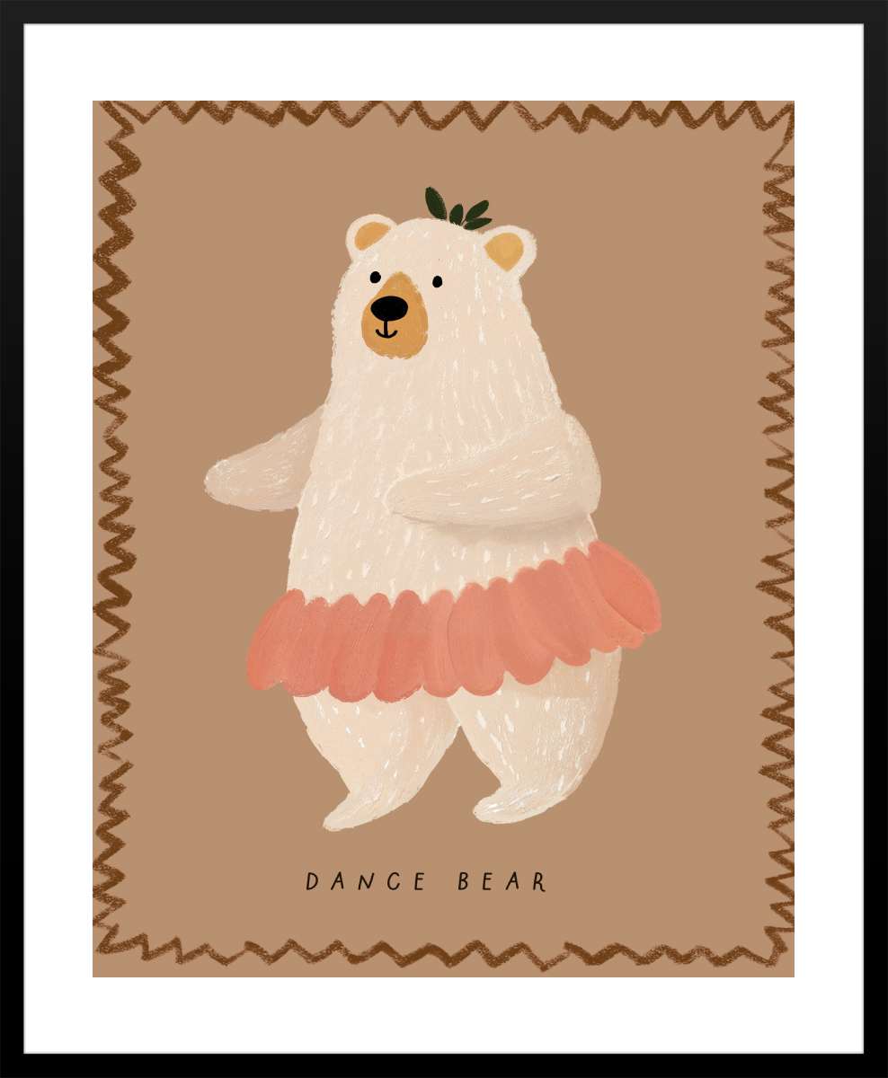 Black Frame with White Border