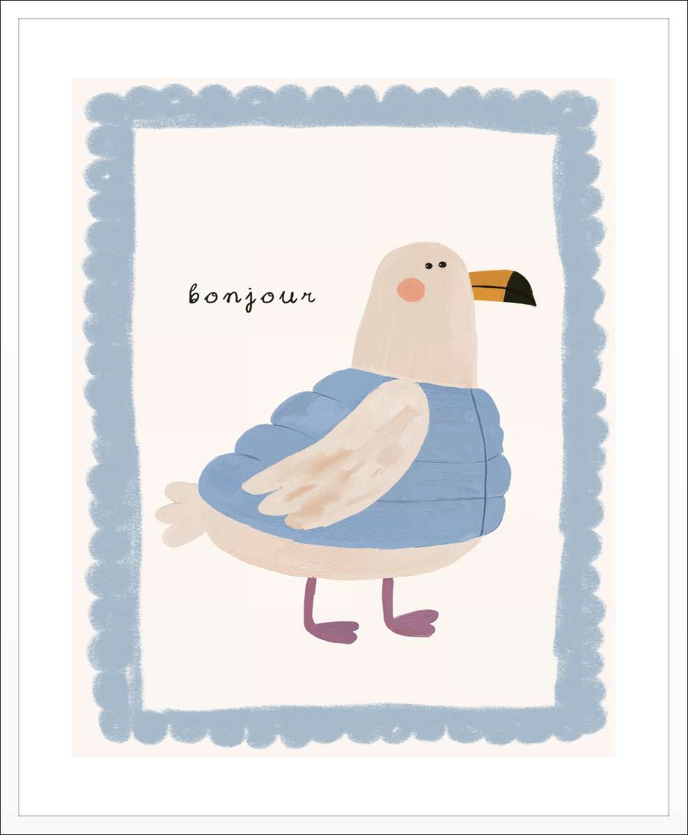 White Frame with White Border