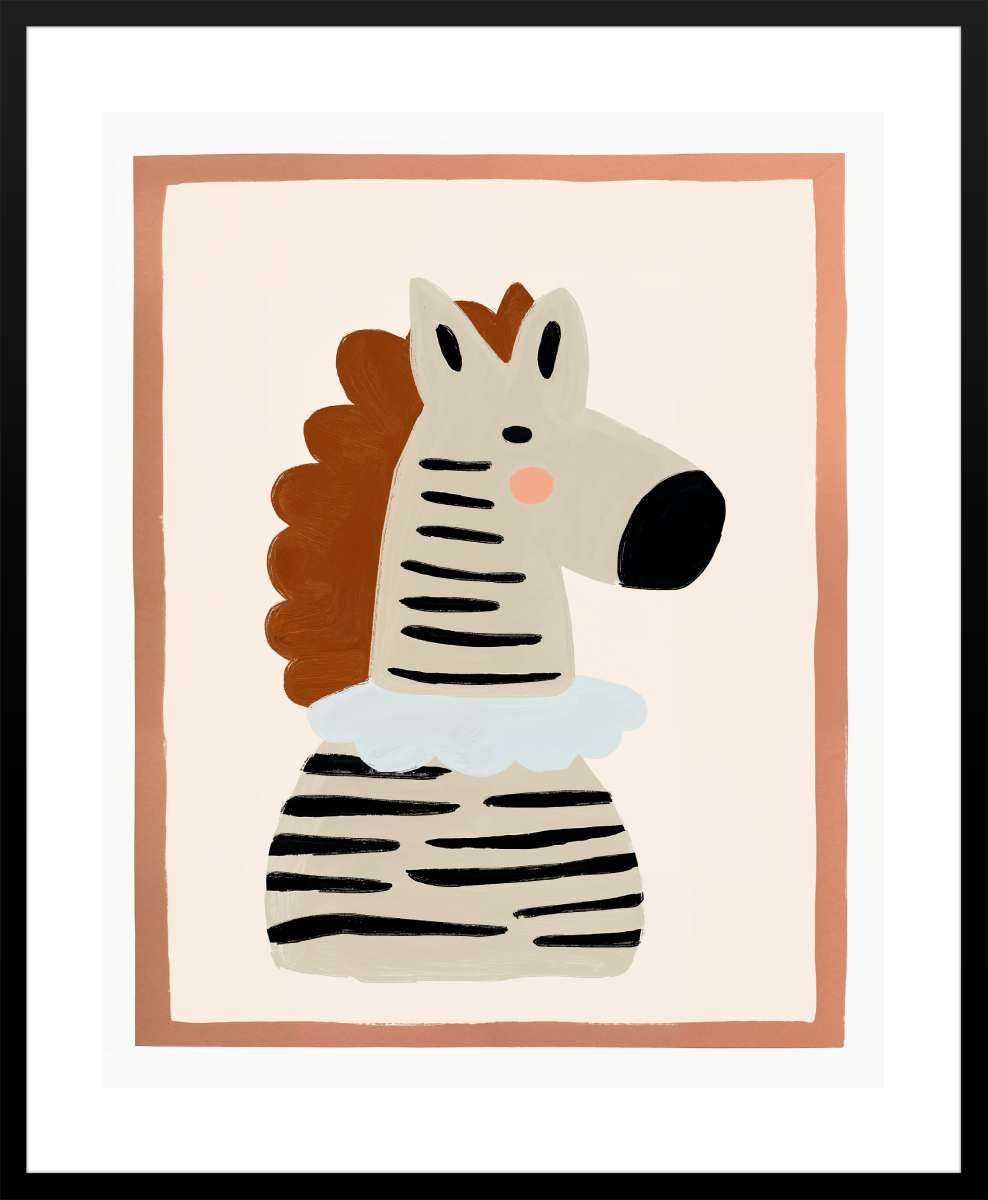 Black Frame with White Border