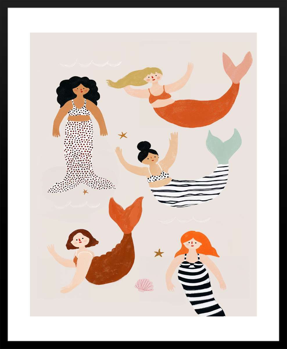 Black Frame with White Border