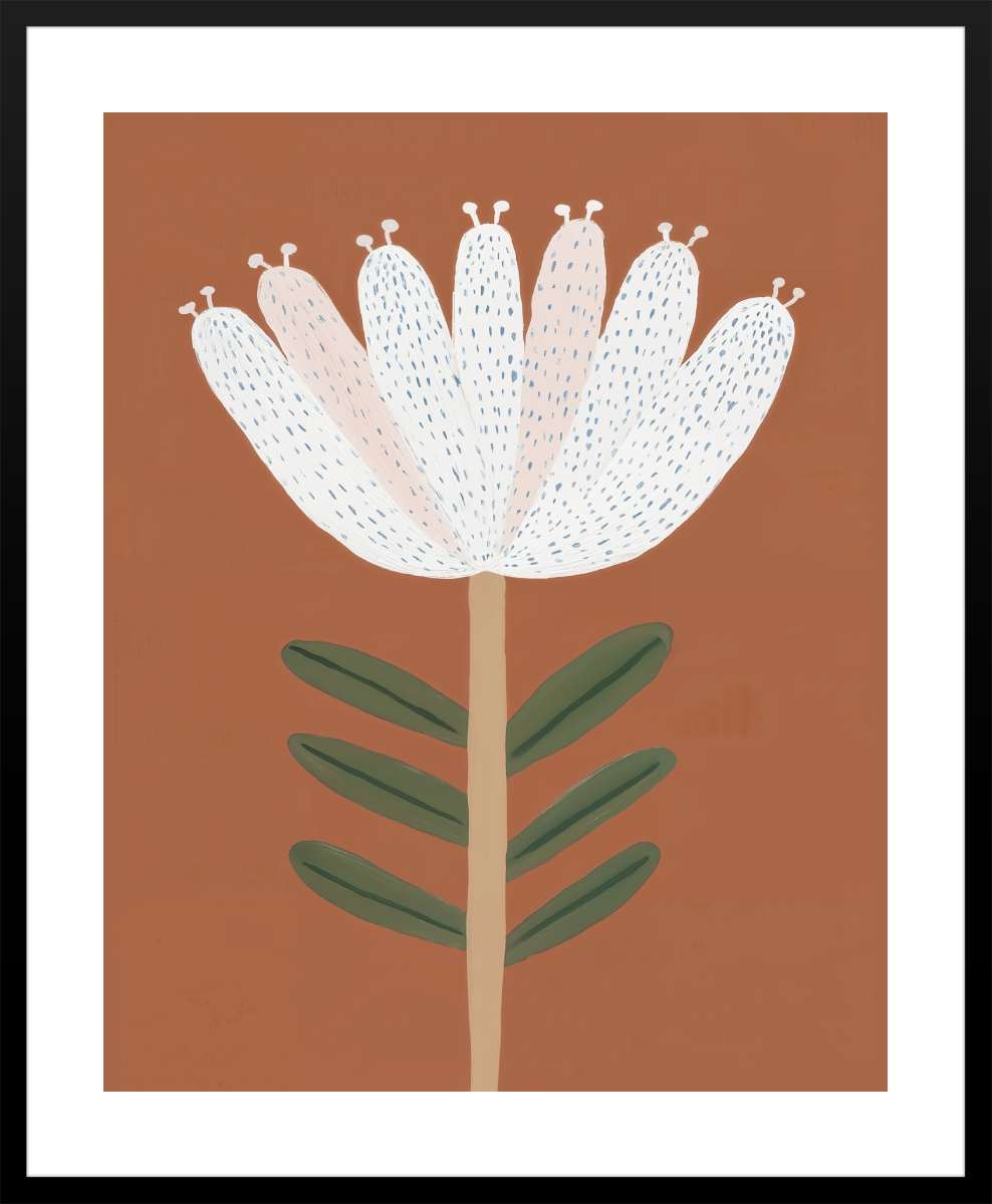 Black Frame with White Border