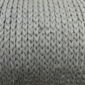 Grey Textured Long Cushion