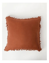 Load image into Gallery viewer, (HIRED) Tan Linen Cushion (tassel edge)
