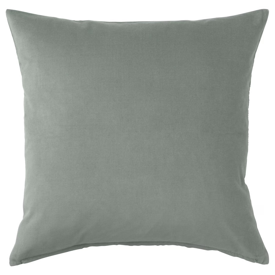 Light Grey Velvet Cushion
