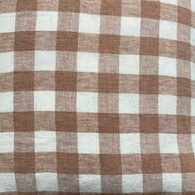 Load image into Gallery viewer, (HIRED) Tan Check Patterned Cushion
