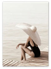 Load image into Gallery viewer, (HIRED) Framed - Fashion Beach Hat
