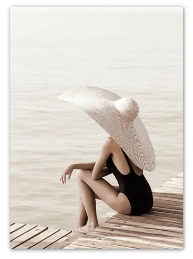 (HIRED) Framed - Fashion Beach Hat