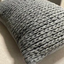Load image into Gallery viewer, Grey Textured Long Cushion
