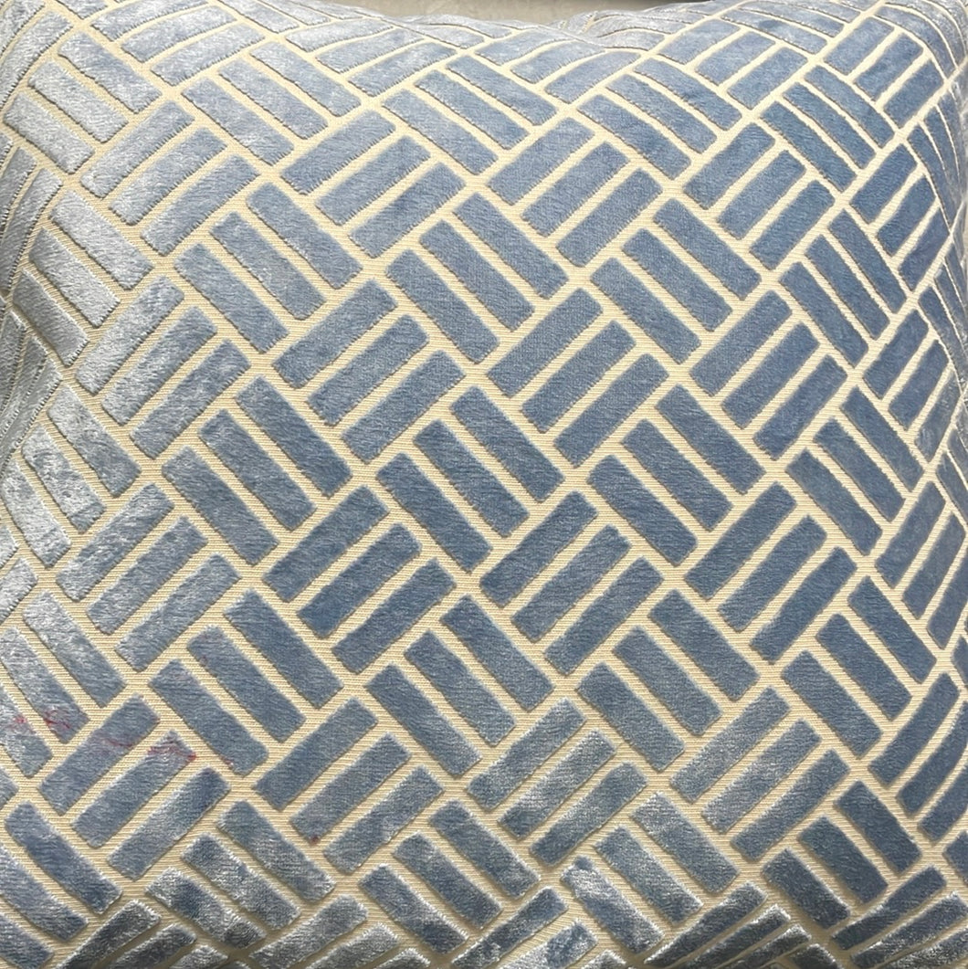 Blue Velvet block pattern