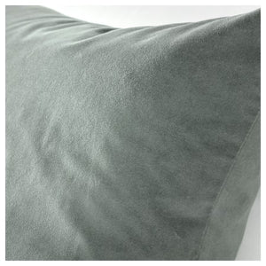 Light Grey Velvet Cushion