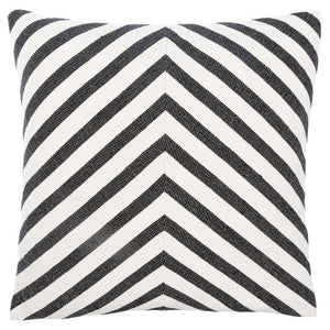 (HIRED) Black/white stripe Cushion