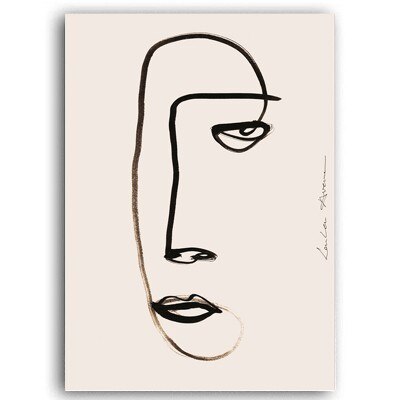 (HOLD) Abstract Woman Line Drawing