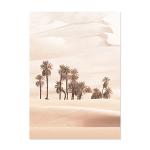 Boho Moroccan Desert Print Palms