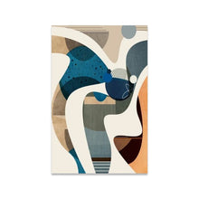 Load image into Gallery viewer, Abstract Geometric Blue - Print B

