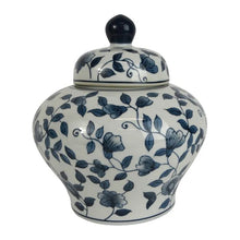 Load image into Gallery viewer, Hamptons Style Blue and White Porcelain Ginger Jar
